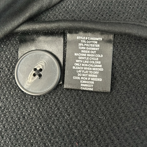 Anthropologie Sanctuary Womens Black Oversized Cotton Blend Boyfriend Blazer S - Picture 13 of 14